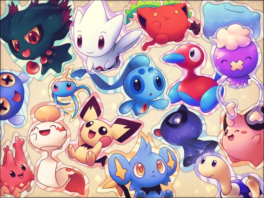 Pokémon sticker collection