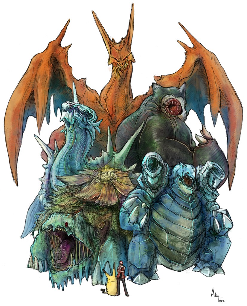 Pokémon team illustration