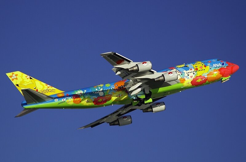 Pokémon-themed ANA airplane