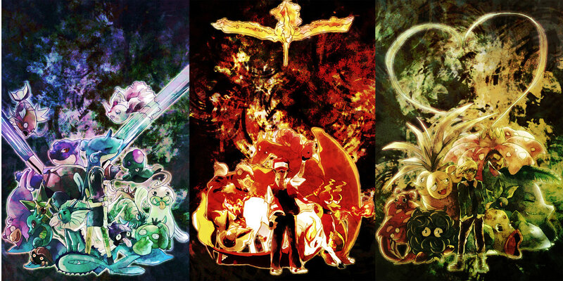 Pokémon trainer and Pokémon groups