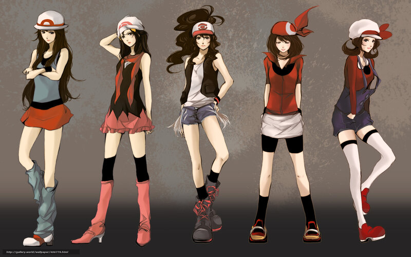 Pokémon trainer character designs