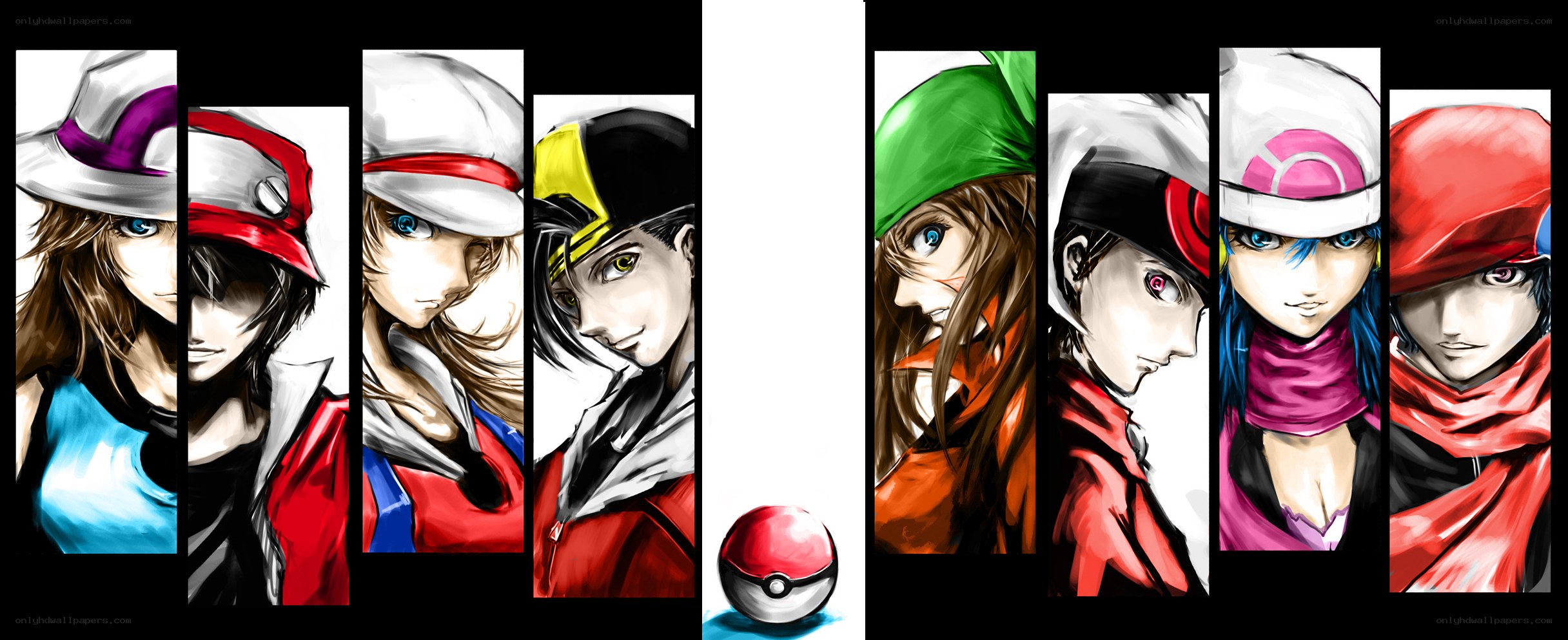 Pokémon trainer portraits
