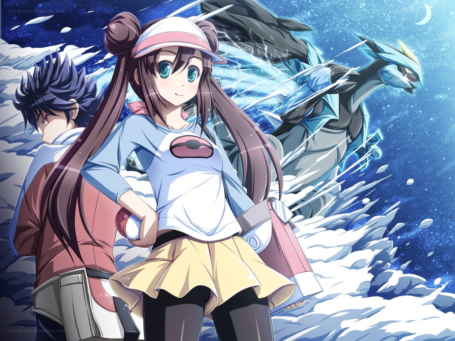 Pokémon trainer with Dialga