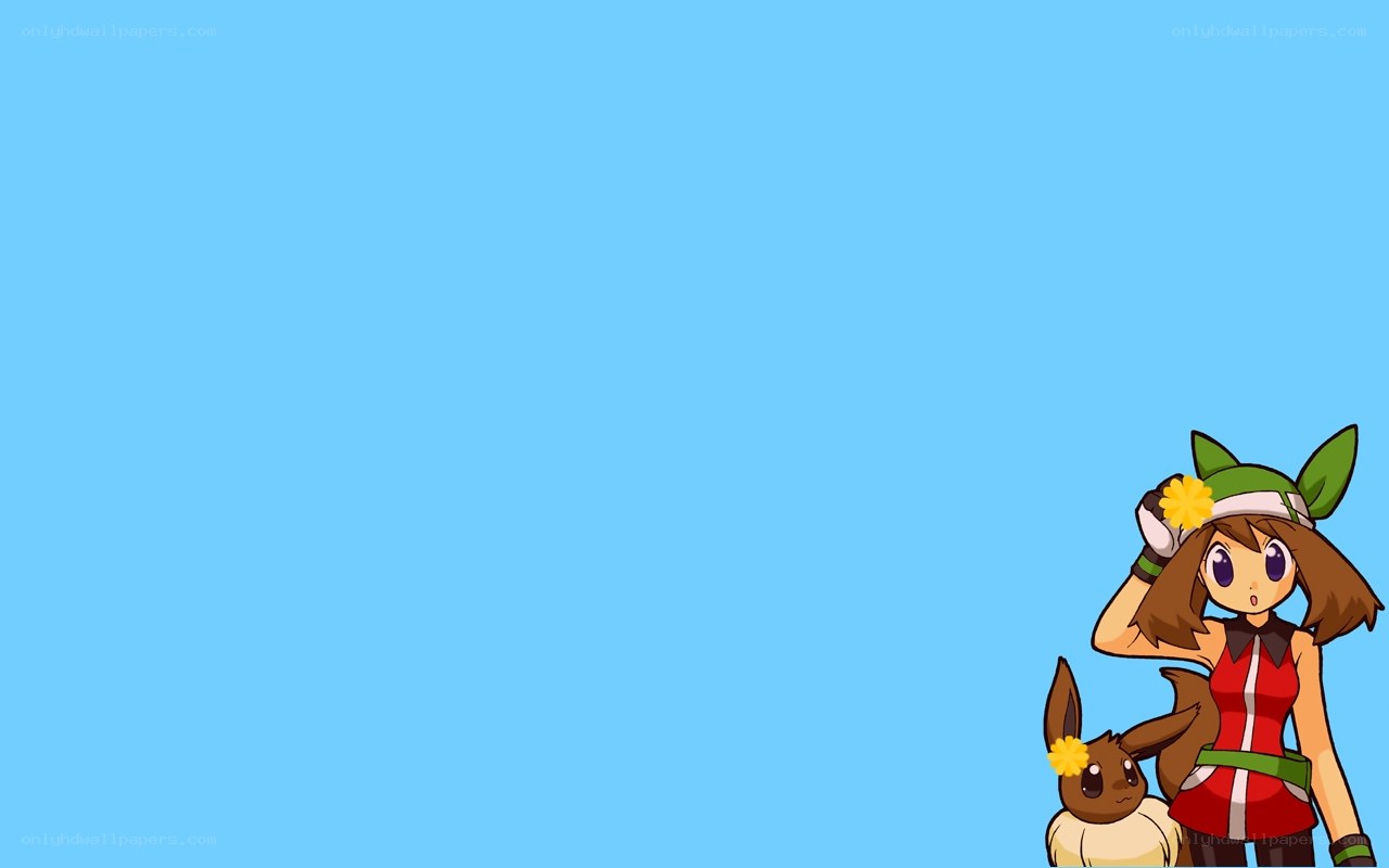 Pokémon trainer with Eevee
