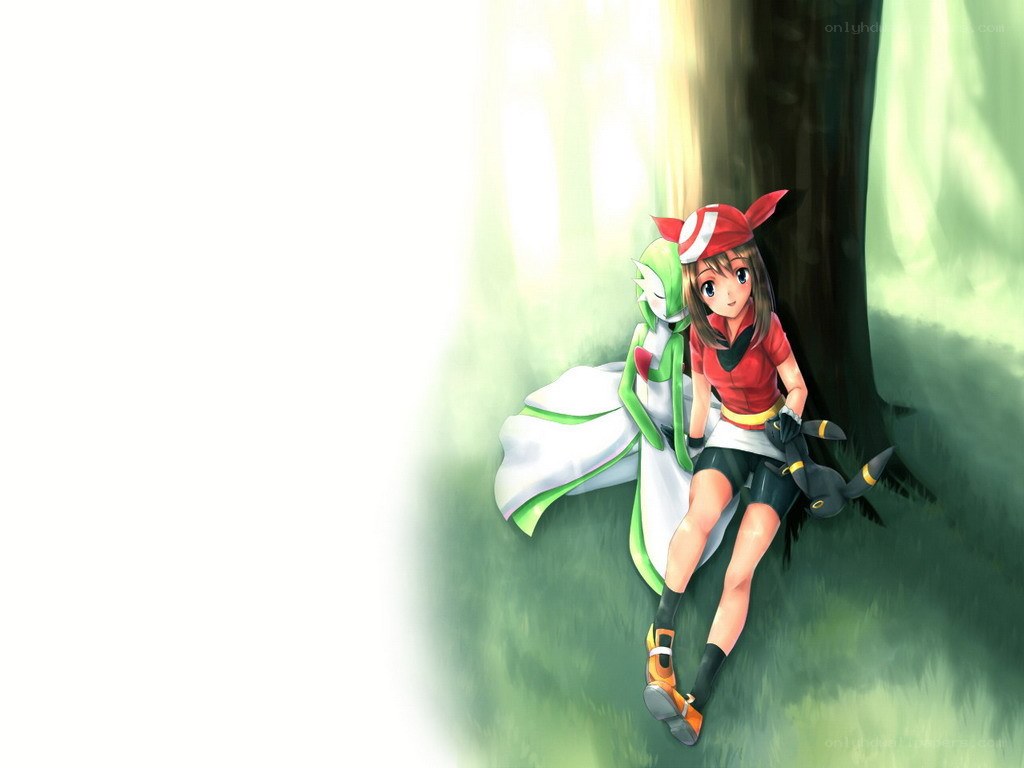 Pokémon trainer with Gallade