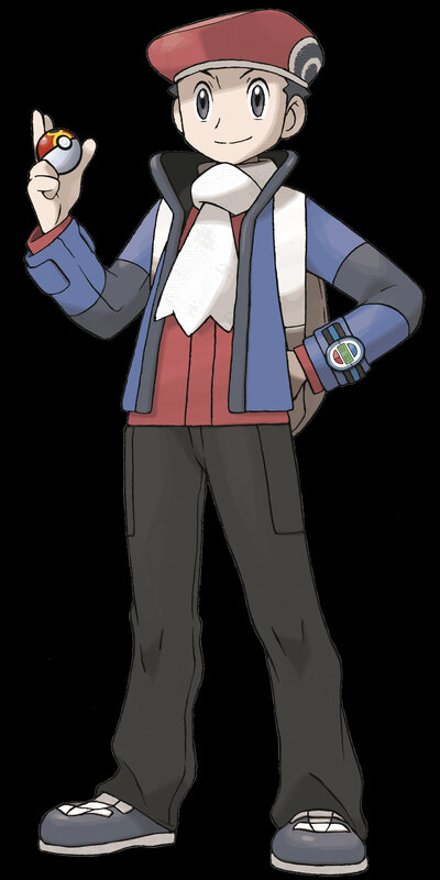 Pokémon trainer with Poké Ball