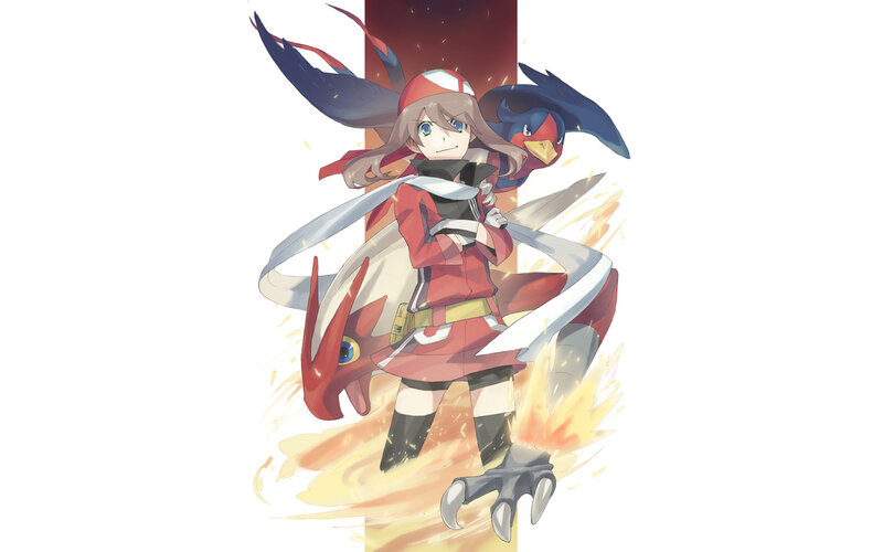 Pokémon trainer with Pokémon