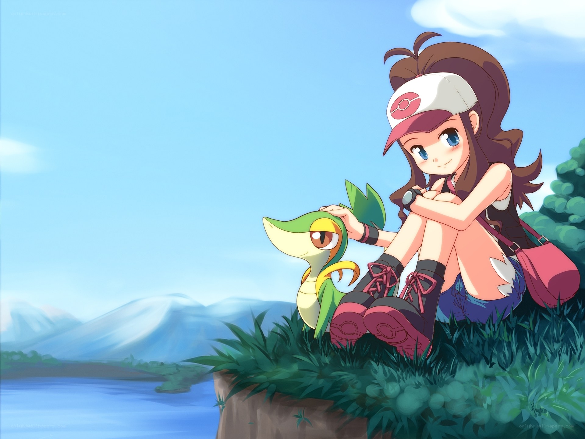 Pokémon trainer with Torchic