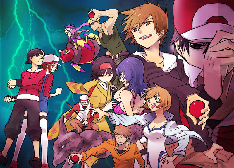 Pokémon trainers and Pokémon