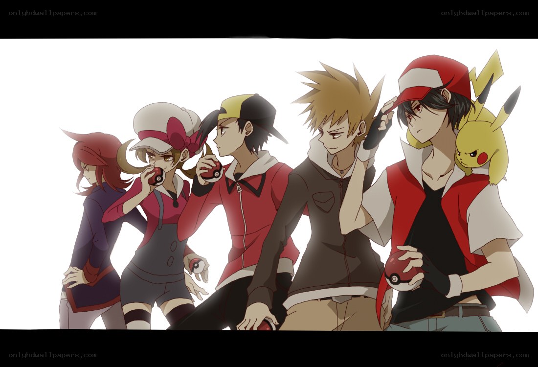 Pokémon trainers lineup
