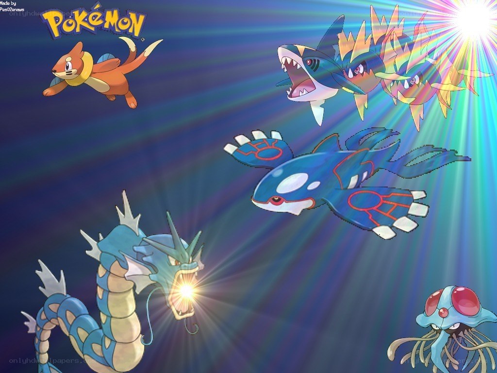 Pokémon underwater scene