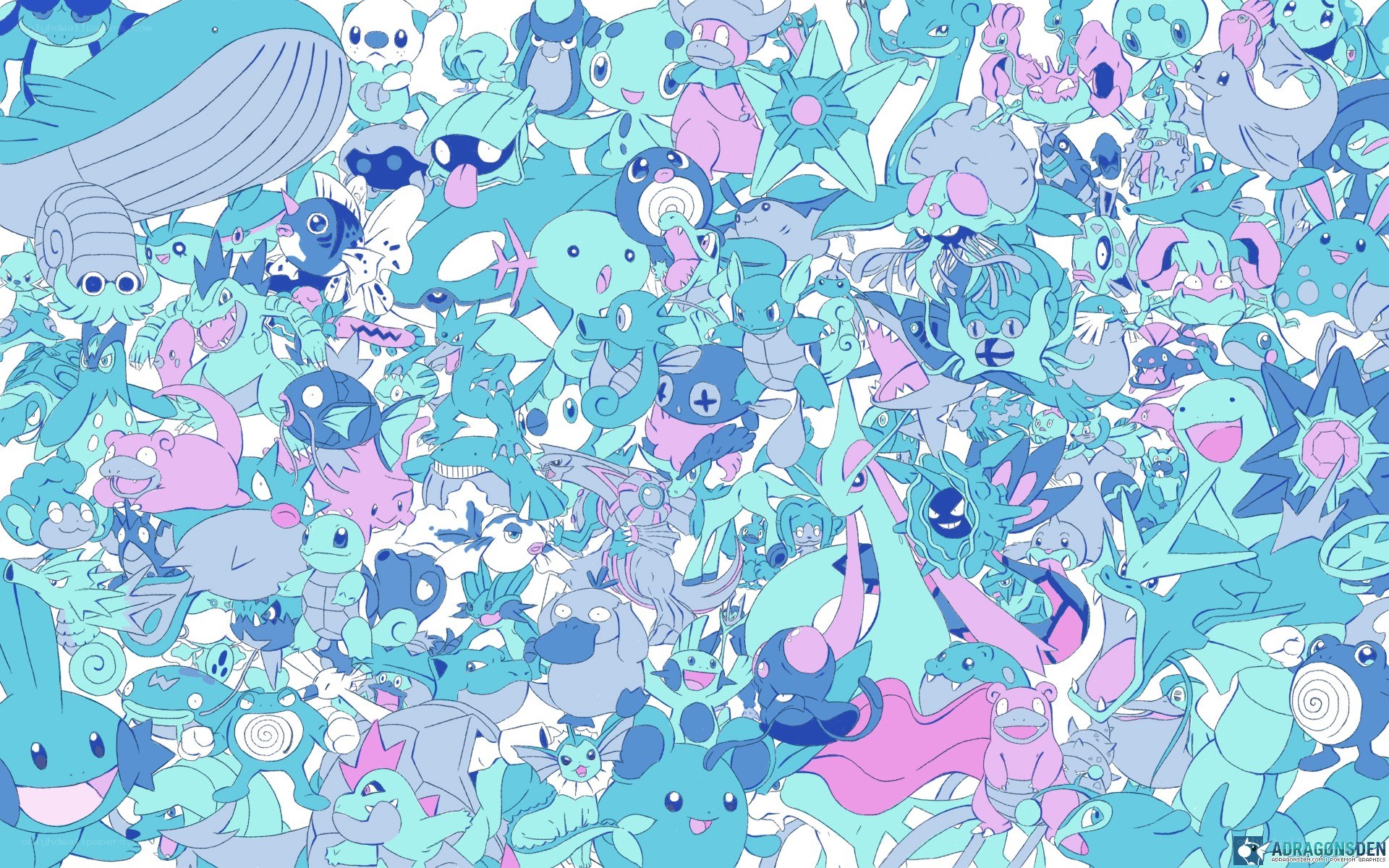 Pokémon water-type creatures