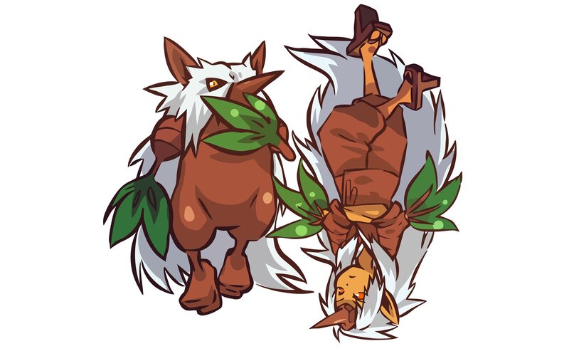 Pokémon with leaf accessories