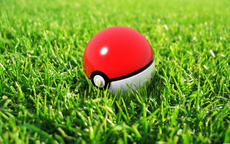 Pokeball on Grass