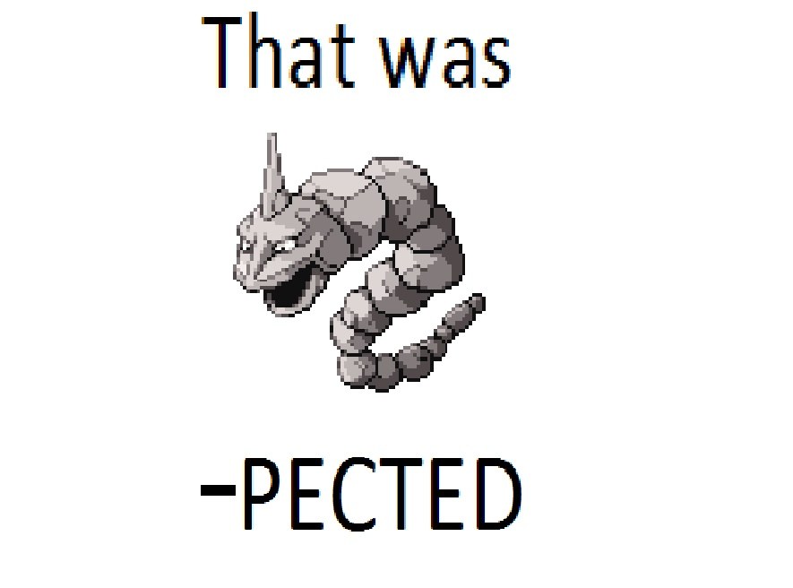 Pokedex meme with Onix