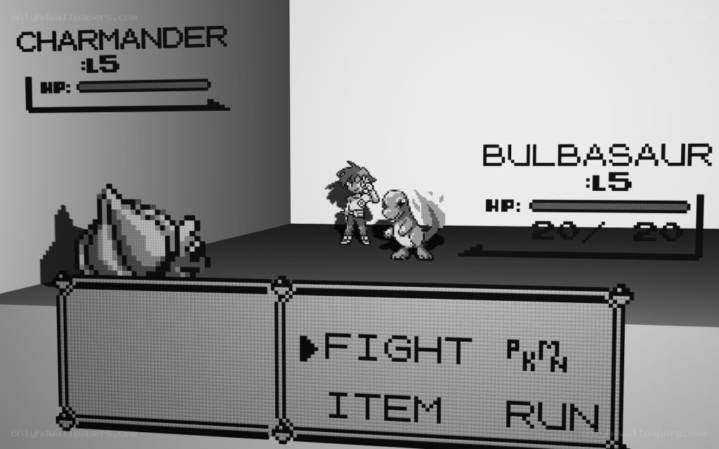 Pokemon battle scene