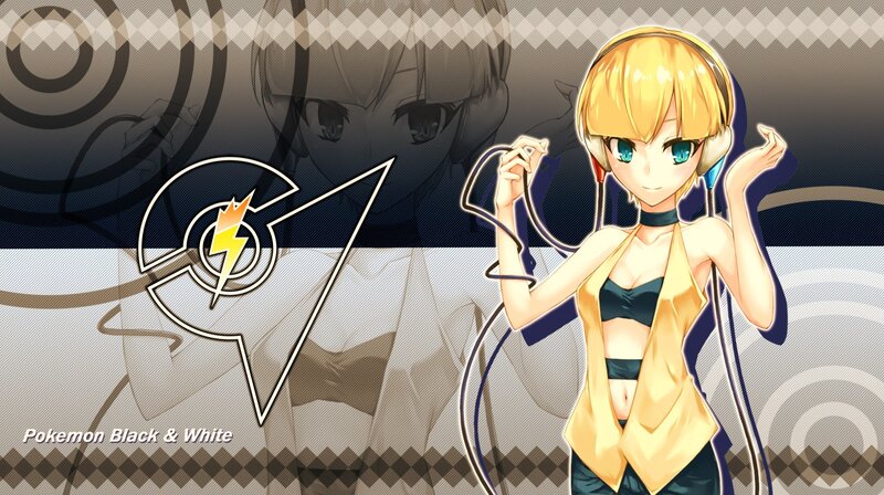 Pokemon Black & White character art
