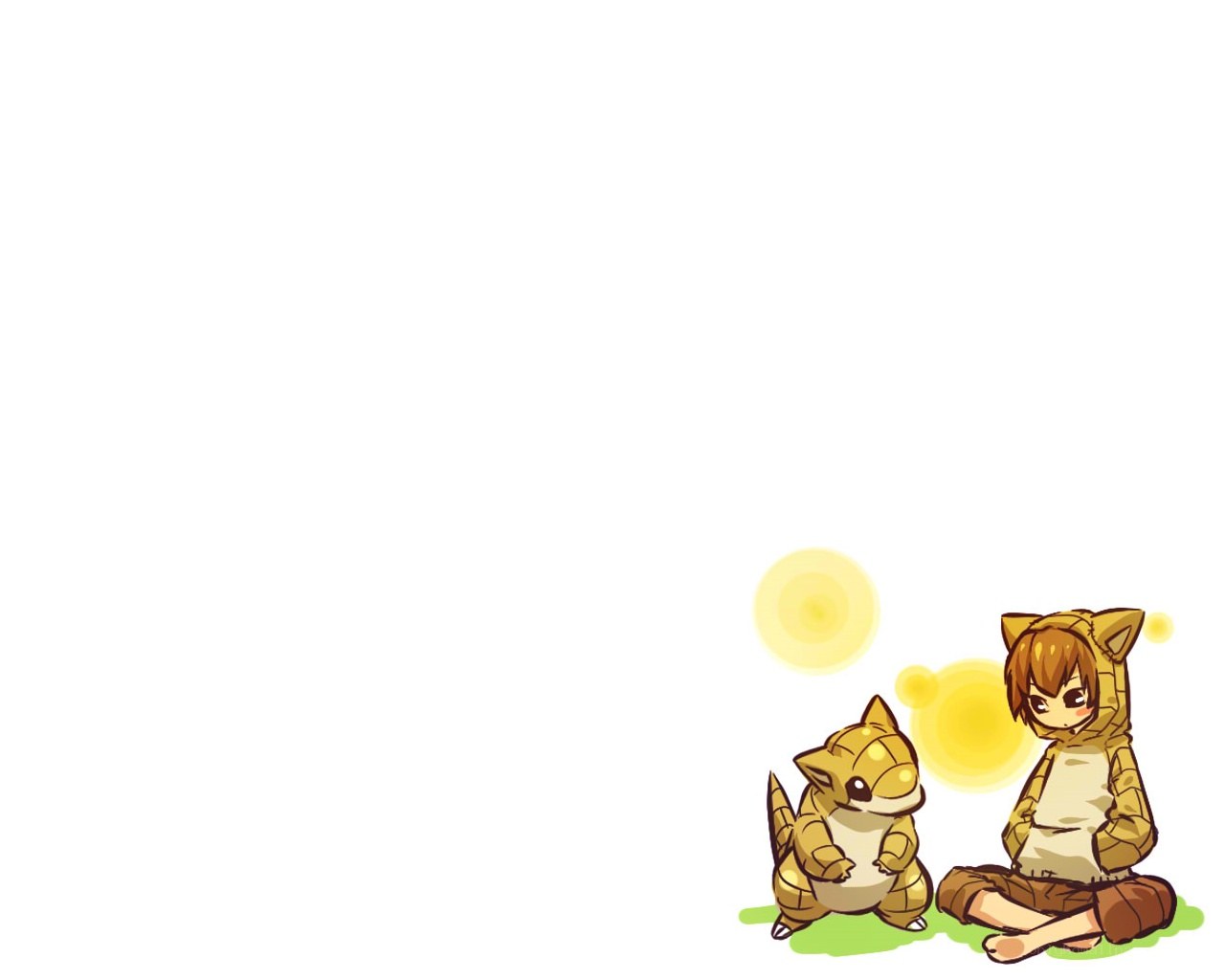 Pokemon character and trainer