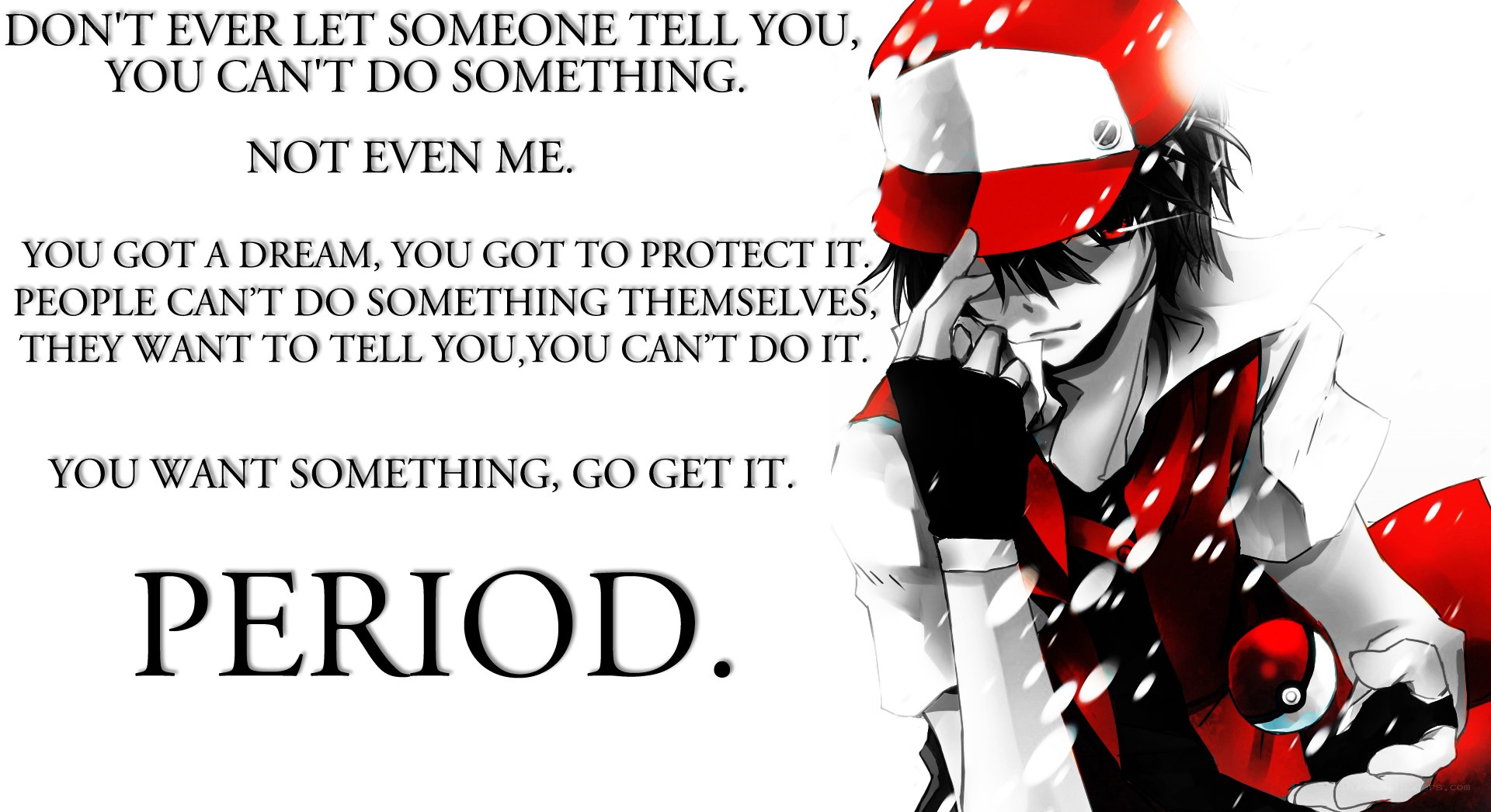 Pokemon character motivational quote