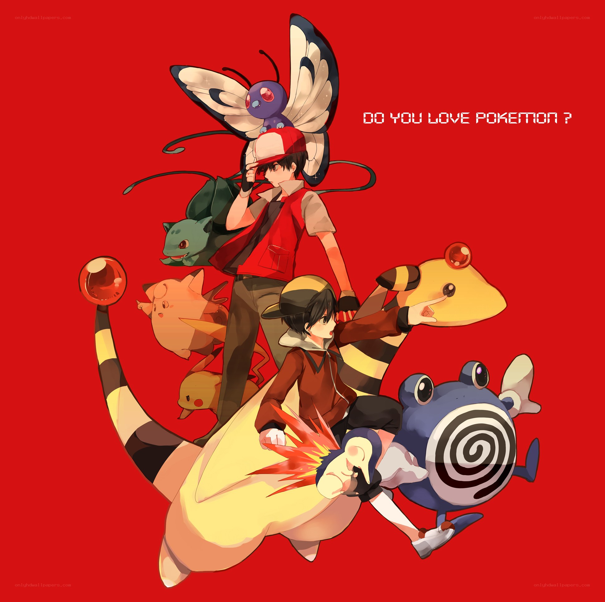 Pokemon characters and trainers