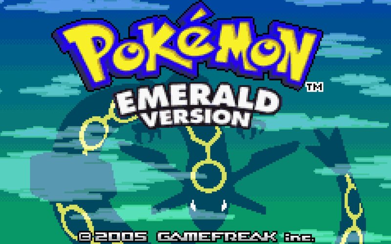 Pokemon Emerald Version title screen