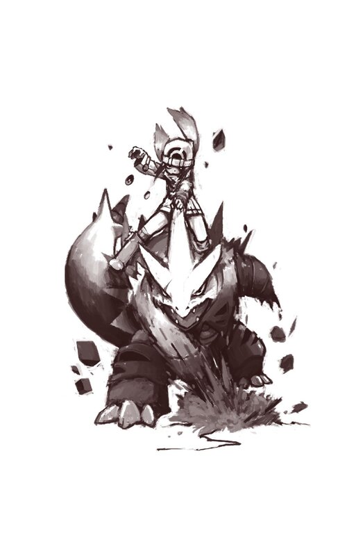 pokemon rider sketch