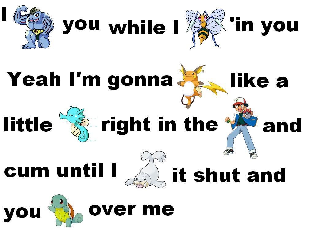 Pokemon song lyric meme