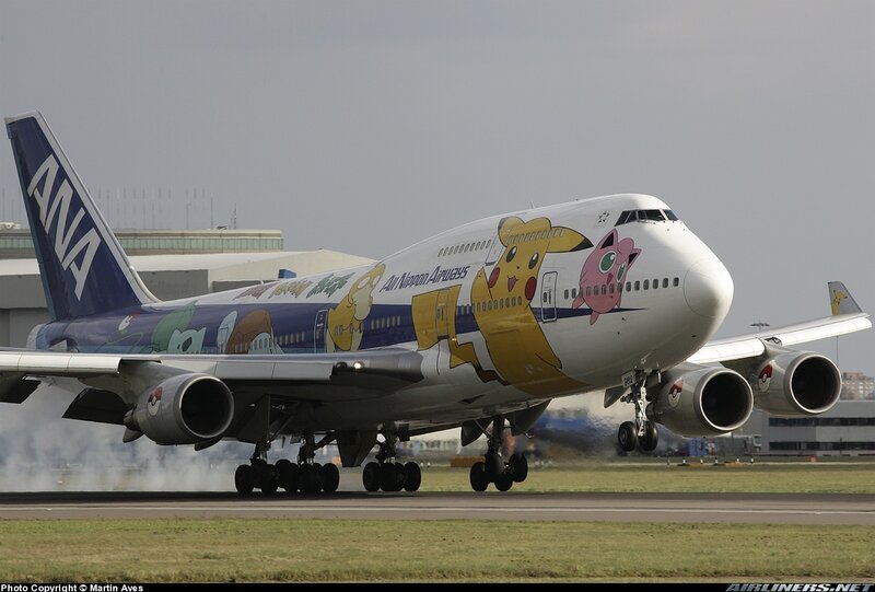 Pokemon-themed Airplane