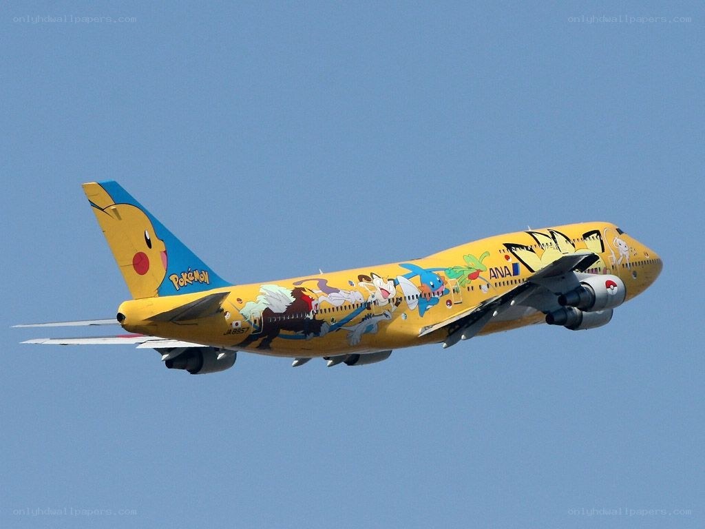 Pokemon-themed ANA airplane