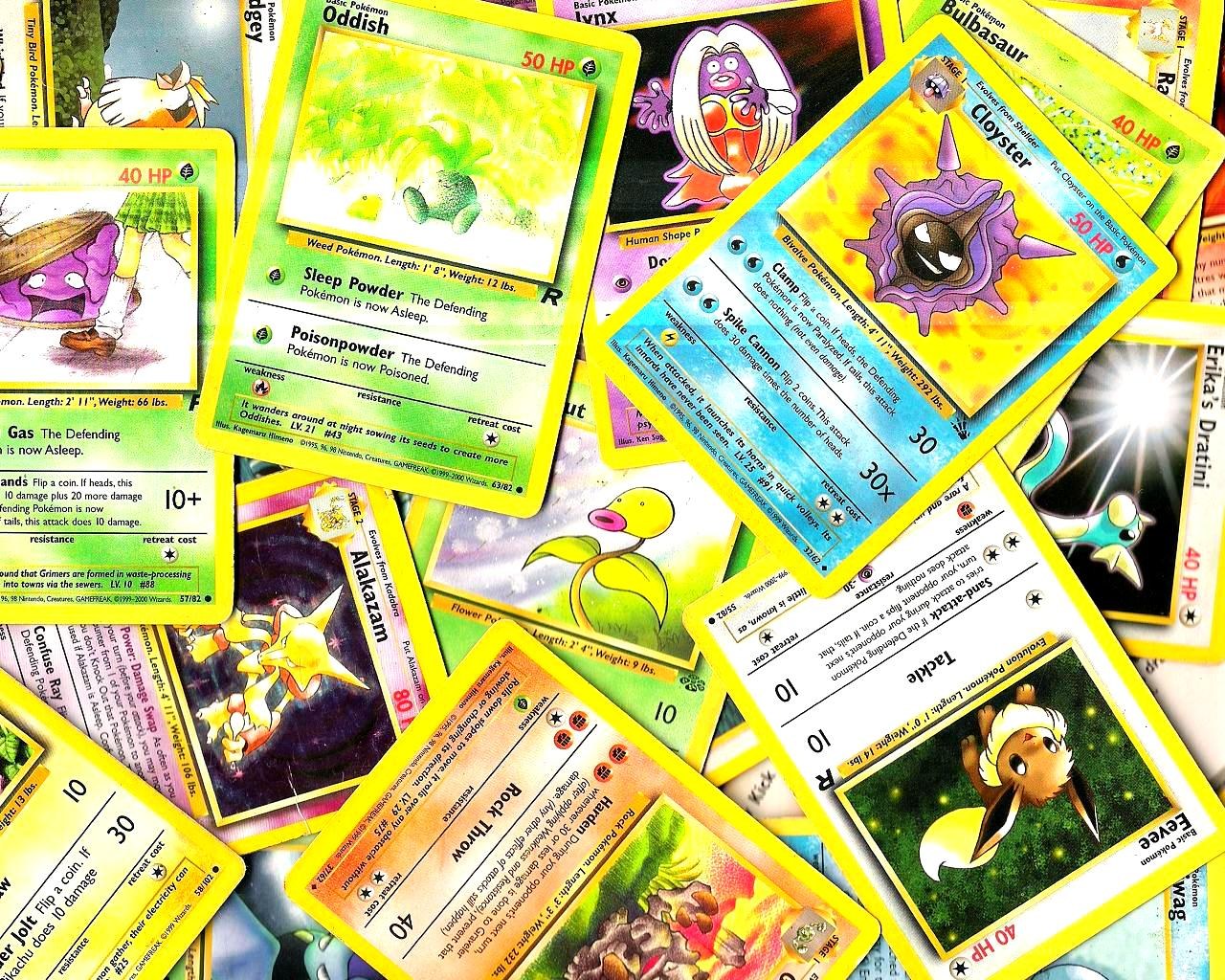 Pokemon trading cards collection