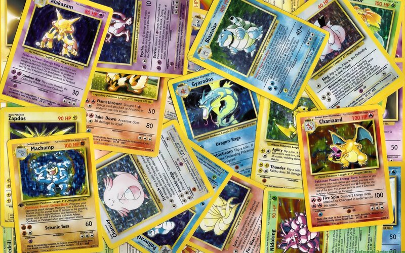 Pokemon Trading Cards — Yellow, Chaotic