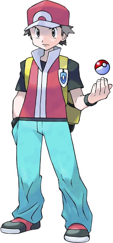 Pokemon trainer with pokeball
