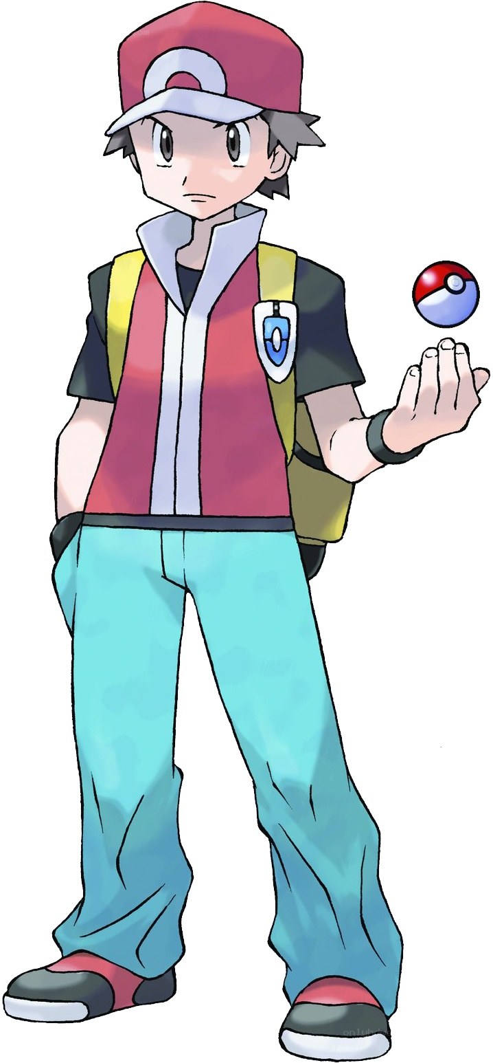 Pokemon trainer with pokeball