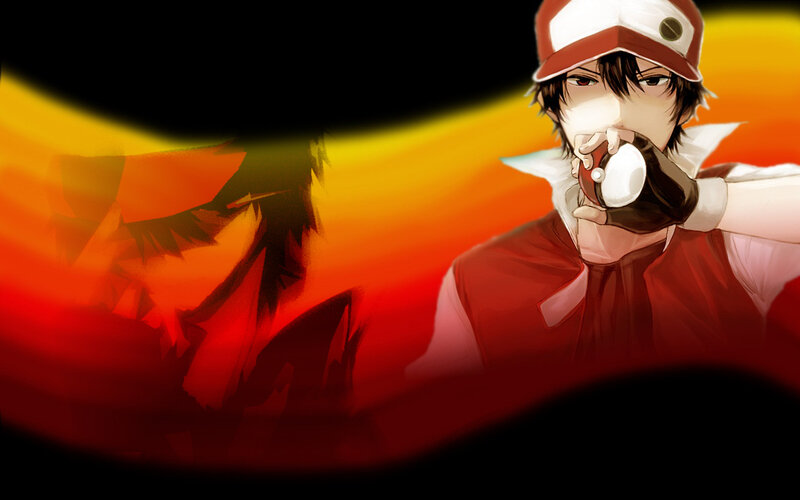 pokemon trainer with pokeball