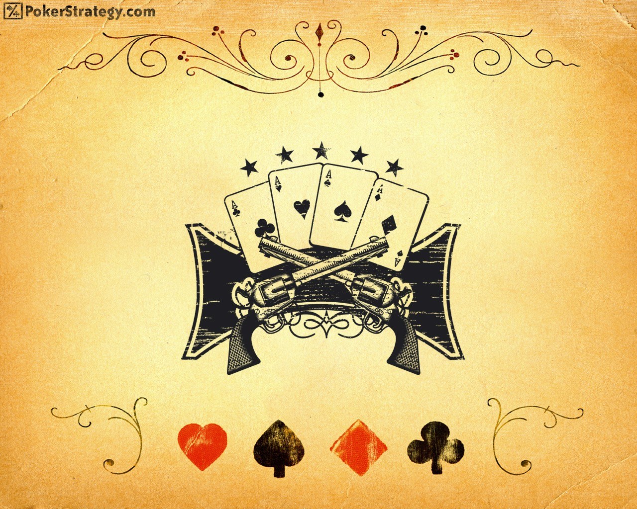 Poker aces and revolvers