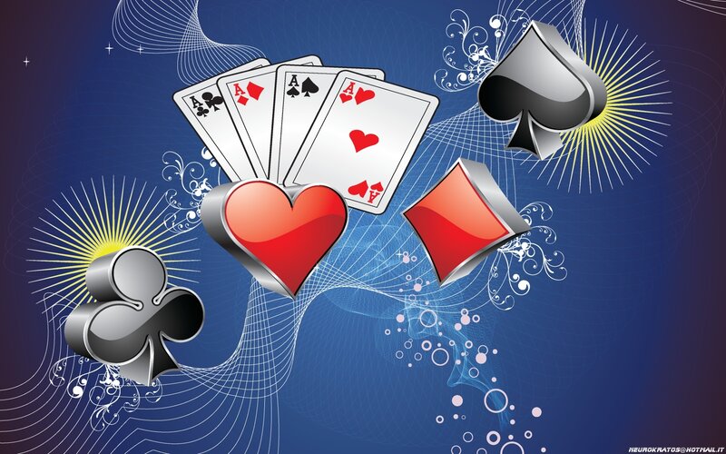 Poker cards and symbols