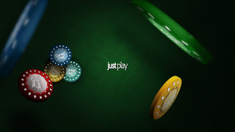 Poker Chips on Table
