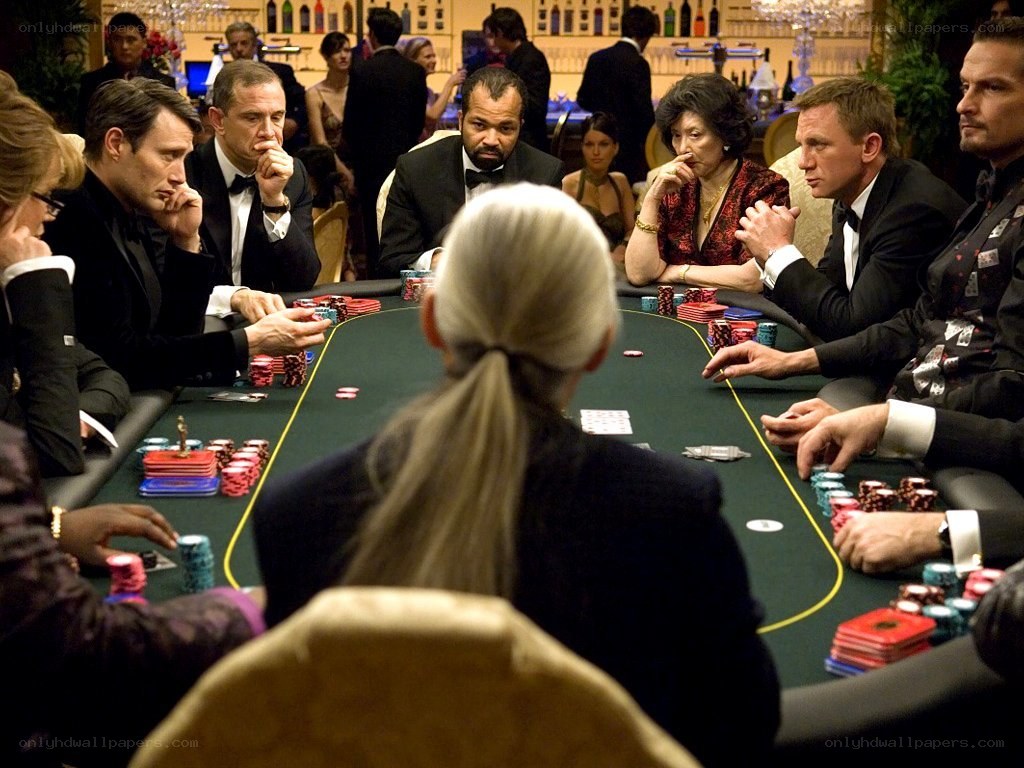 Poker game at casino
