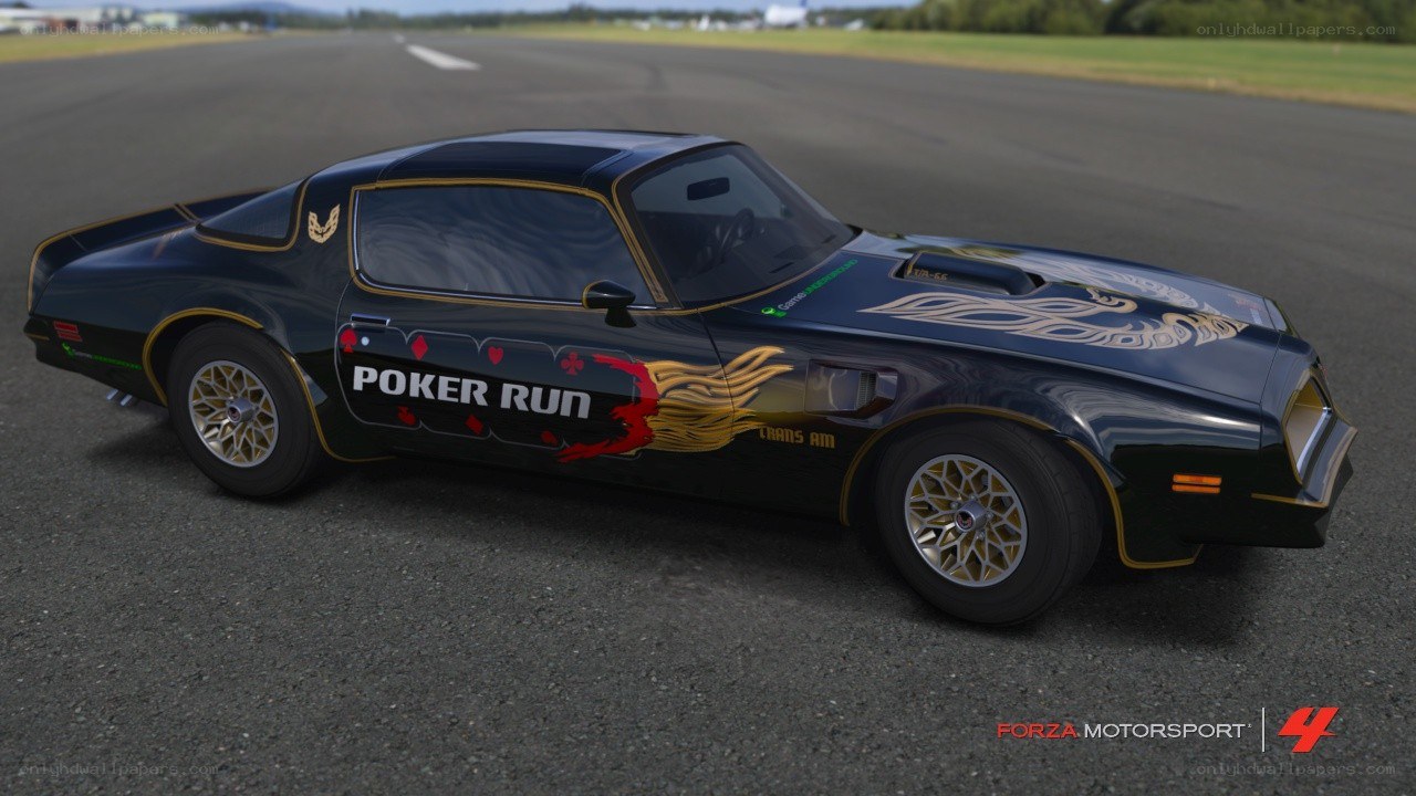 Poker Run Trans Am car