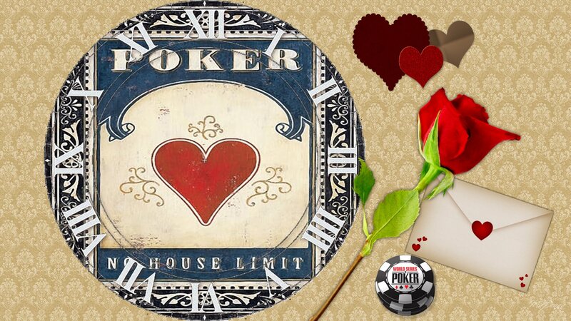 Poker-themed Clock