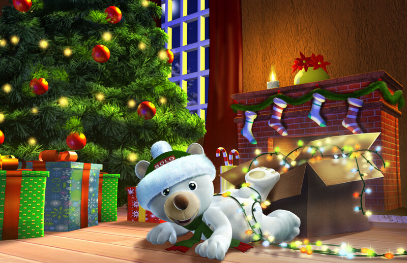 Polar Bear Cub — Green