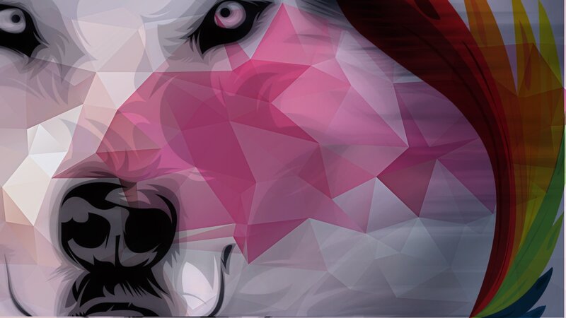 Polar Bear Face — Pink