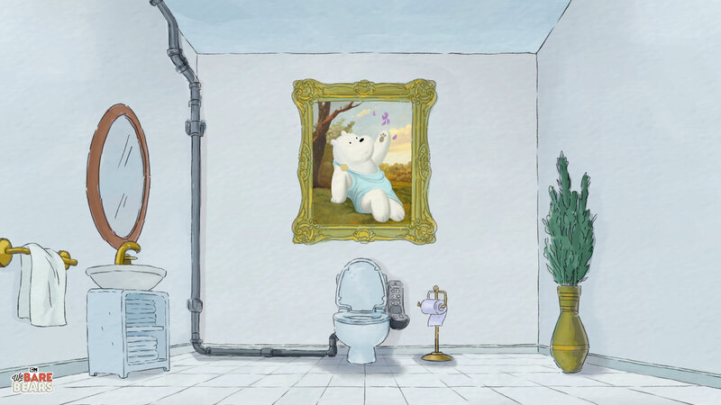 Polar Bear in Painting