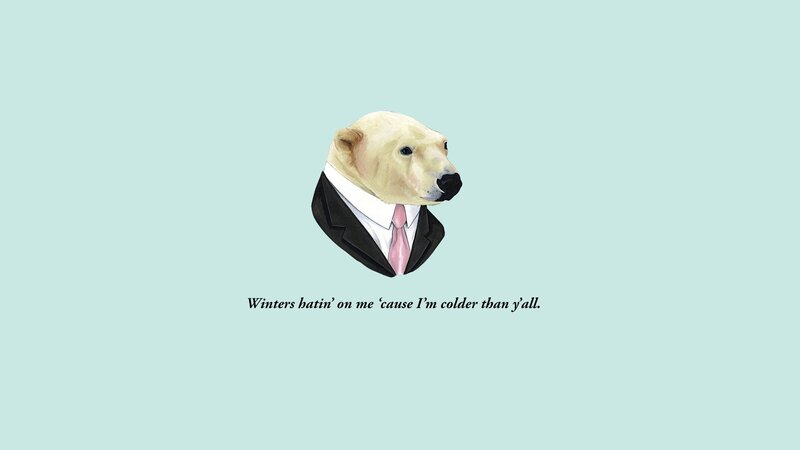 Polar Bear in Suit