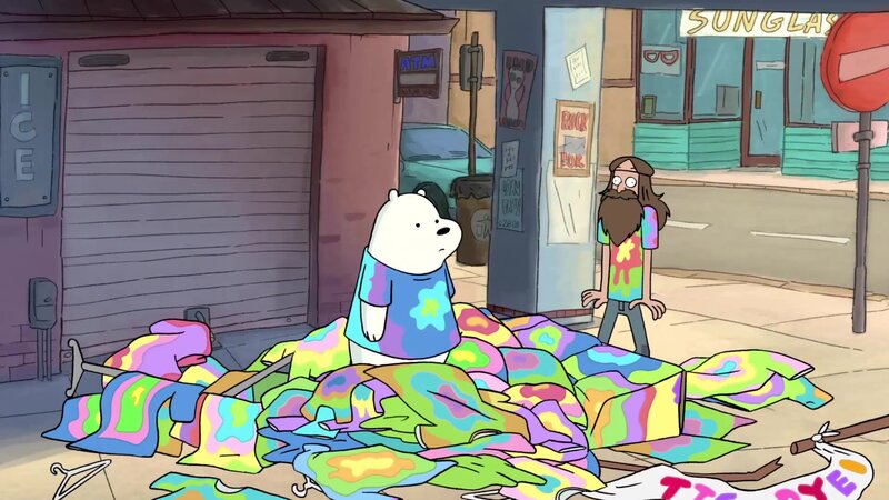 Polar Bear in Tie-dye
