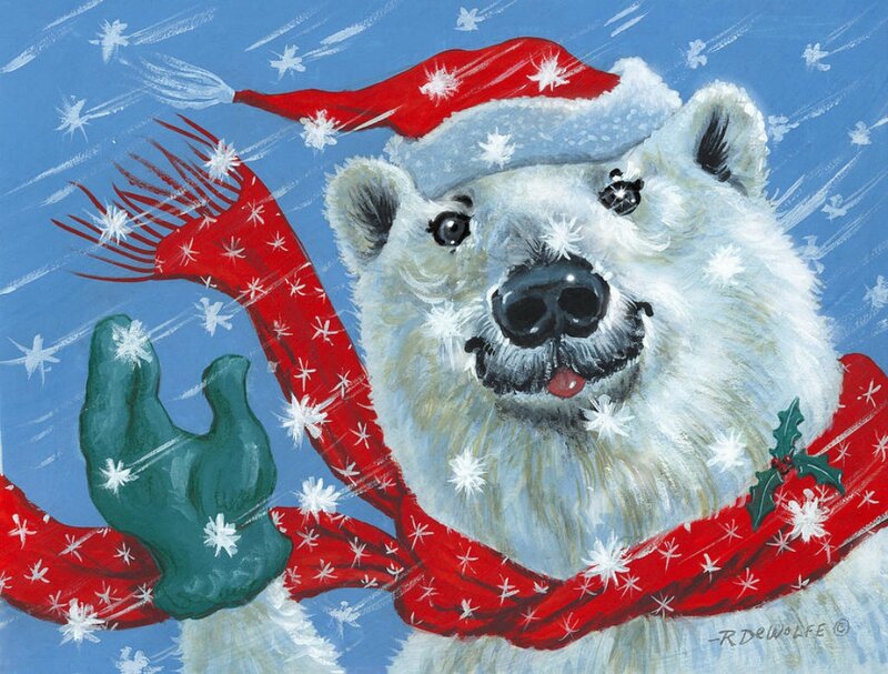Polar Bear in Winter