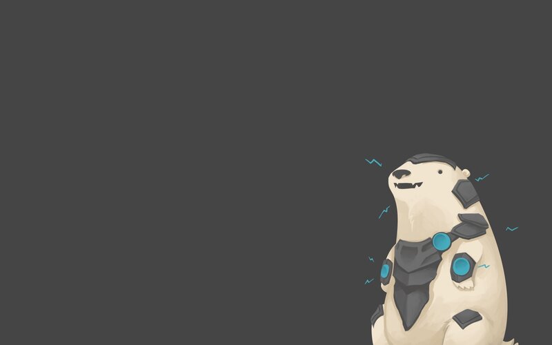 Polar Bear Robot — Gray