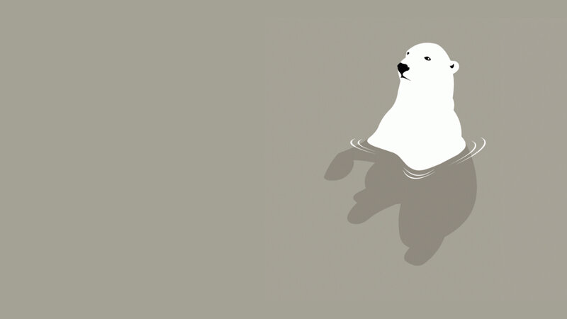 Polar Bear Swimming — Gray