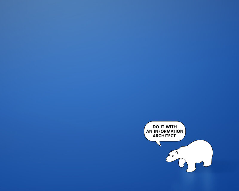 polar bear with quote