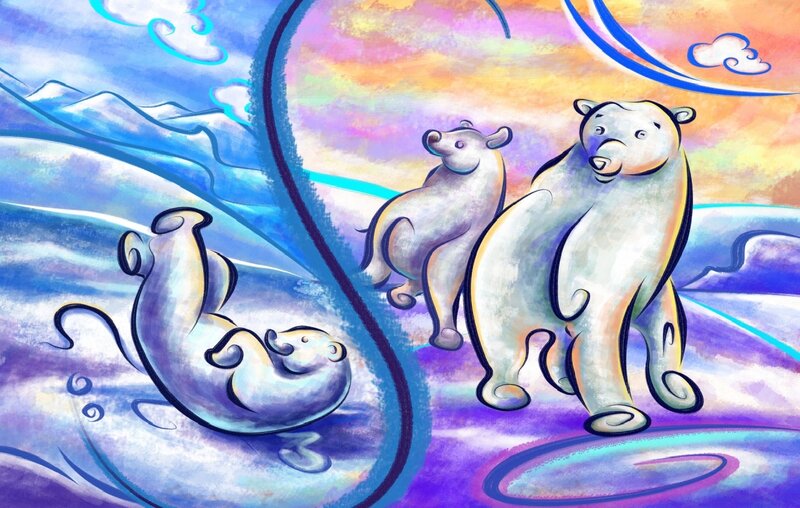 Polar Bears and Seal